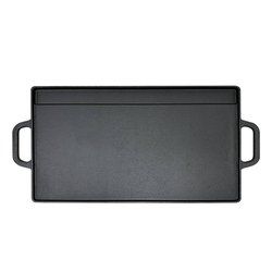 Plancha y grill doble de hierro 42,5 cm