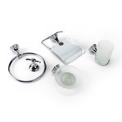 Set de accesorios metálicos 5 piezas