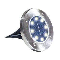 Lámpara de tierra solar de 8 LED para jardín - Imagen 3