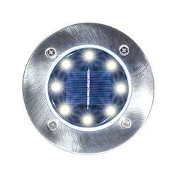 Lámpara de tierra solar de 8 LED para jardín - Imagen 4