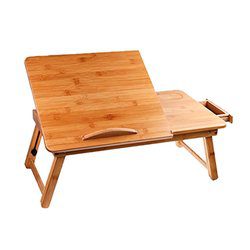 Bandeja de bambu con soporte para notebook - Imagen 2