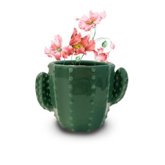 maceta cactus verde